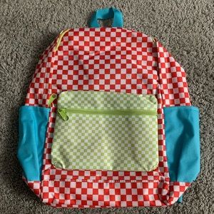 NO BOUNDARIES Women's Print Colorblock checker Backpack Multi Color